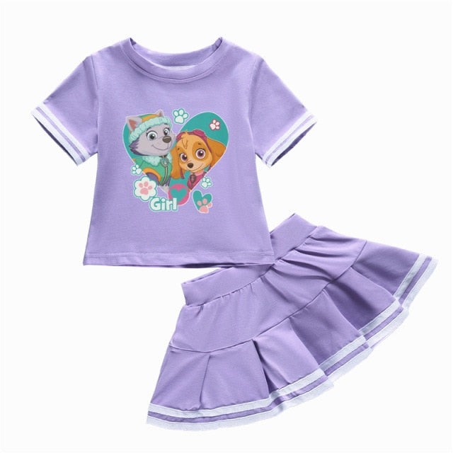 Paw Patrol shirt & skirt set - Skye