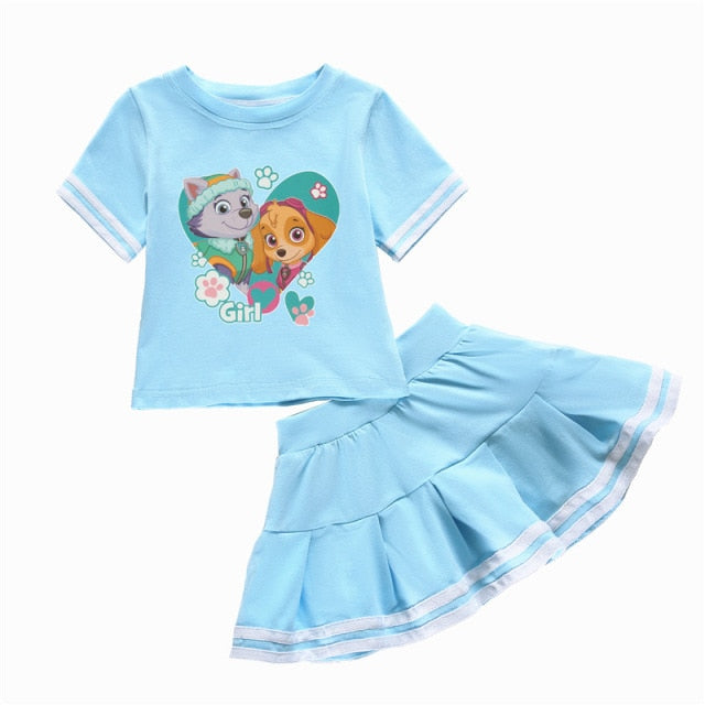 Paw Patrol shirt & skirt set - Skye