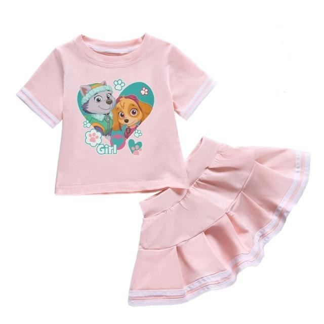 Paw Patrol shirt & skirt set - Skye