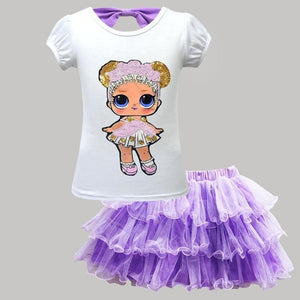LOL Surprise Doll T shirt+Tutu Skirt