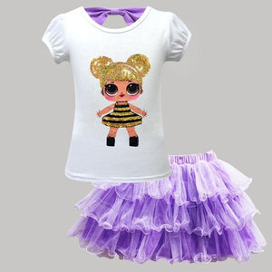 LOL Surprise Doll T shirt+Tutu Skirt