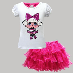 LOL Surprise Doll T shirt+Tutu Skirt